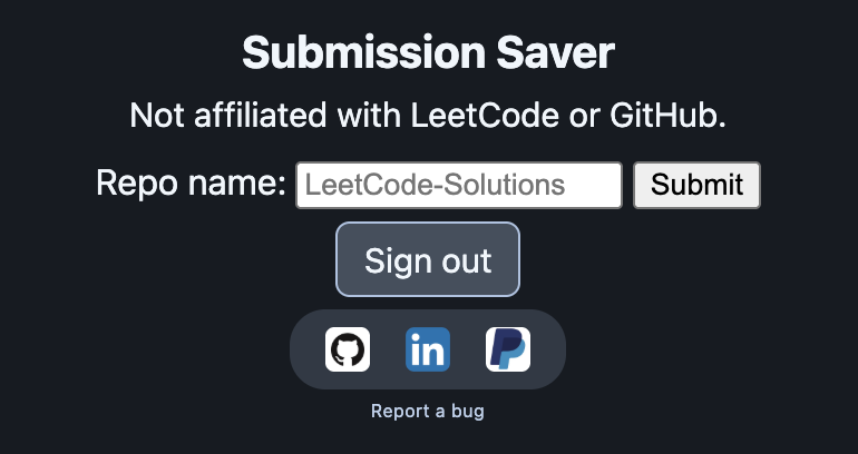 Submission Saver - Chrome Extension